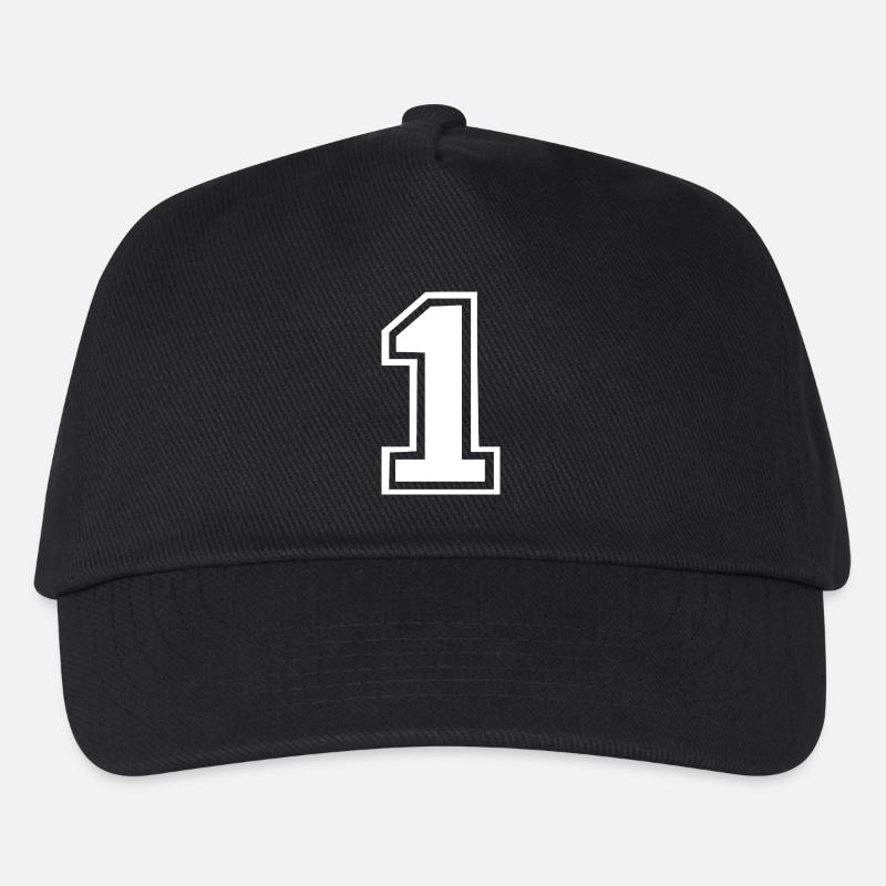 1 - Kinder Basecap - Schwarz