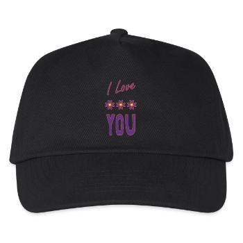 PAAR. ICH HABE GERADE GEHEIRATET. Junggesellinnenabschied. HEILIGER VALENTINSTAG. MARIES - Kinder Basecap - Schwarz - Vorne