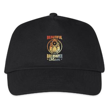 Eisenbahn Mama - Kinder Basecap - Schwarz - Vorne