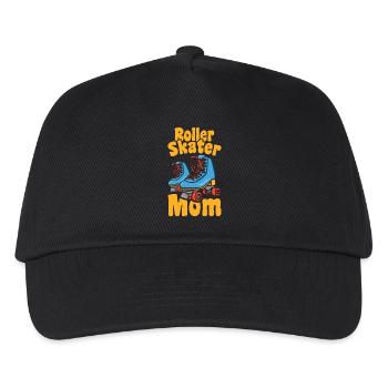 Roller Skate Mom - Kids’ Baseball Cap - black - Front