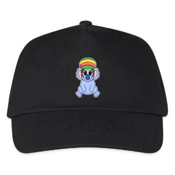 Rasta Koala - Kinder Basecap - Schwarz - Vorne