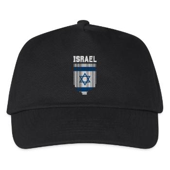 Flag of Israel, Israeli pride - Kids’ Baseball Cap - black - Front