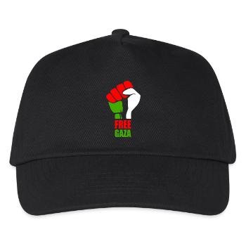 Save gaza - Kids’ Baseball Cap - black - Front