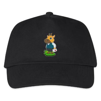 Giraffe Doctor First Aid Kit - Kids’ Baseball Cap - black - Front