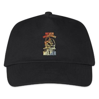 Welder Grandfather - Kids’ Baseball Cap - black - Front