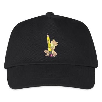 Frog Pupil Pencil School - Kids’ Baseball Cap - black - Front