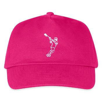 Lacrosse Professional Drawing - Kids’ Baseball Cap - fuchsia - Front