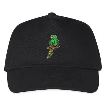 Bird, Bird Lover, Animal, Parrot, Pet, Zoo - Kids’ Baseball Cap - black - Front