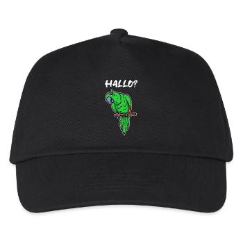Parrot Saying, Bird Animal, Bird Lover, Pet - Kids’ Baseball Cap - black - Front