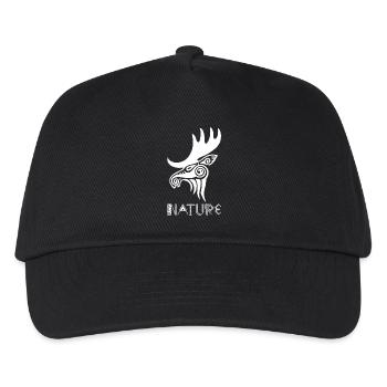 White Elk Animal Totem - Kids’ Baseball Cap - black - Front