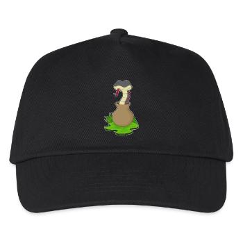 Schlange Vase - Kinder Basecap - Schwarz - Vorne