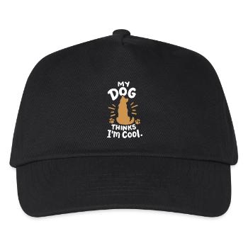 Hundebesitzer Hundeliebhaber - Kinder Basecap - Schwarz - Vorne