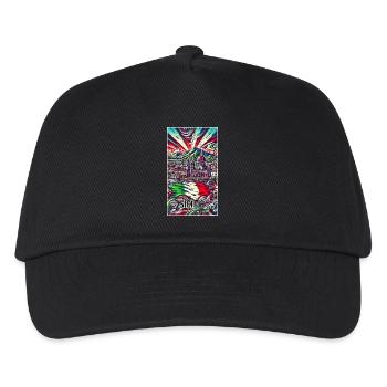 Sicile, Italie, design artistique - Casquette de baseball Enfant - noir - Devant