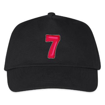 7 - Casquette de baseball Enfant - noir - Devant