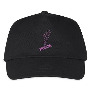 Wasser Mirija - Kinder Basecap - Schwarz - Vorne