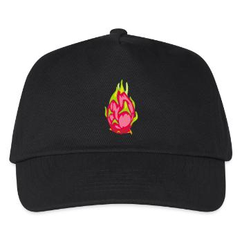 Pitaya Drachenfrucht - Kinder Basecap - Schwarz - Vorne