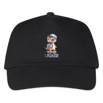 I'm 1st class. First-class elementary school student - Kids’ Baseball Cap - black - Front
