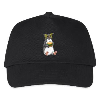 Cheeseburger pingouin - Casquette de baseball Enfant - noir - Devant