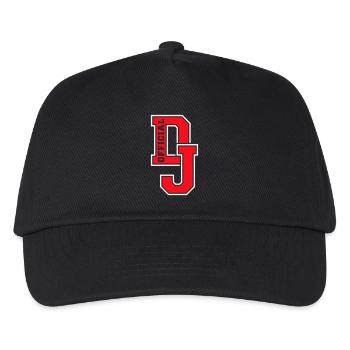 Official DJ Music Party Celebration Text Logo Lettering - Kids’ Baseball Cap - black - Front