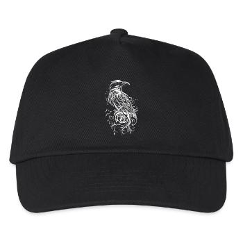 Rabe - Kinder Basecap - Schwarz - Vorne