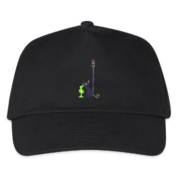Sick Cat Viazoo - Kinder Basecap - Schwarz - Vorne