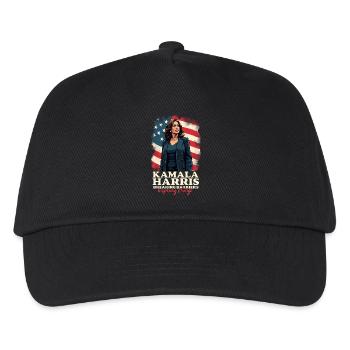 Kamala Harris Barrieren durchbrechen, Veränderungen anregen - Kinder Basecap - Schwarz - Vorne