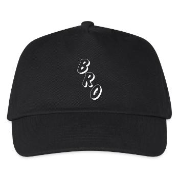 Bro Kumpel, Freund/Freundin - Kinder Basecap - Schwarz - Vorne