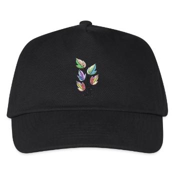 List - Kids’ Baseball Cap - black - Front