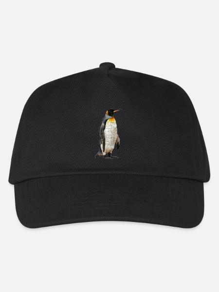 Pinguin - Kinder Basecap - Schwarz