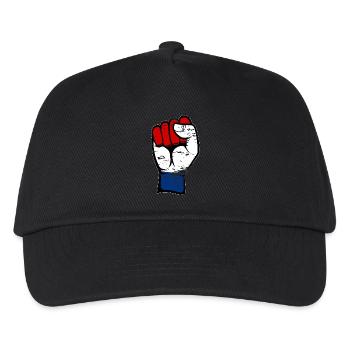 Holland flag fist used - Kids’ Baseball Cap - black - Front