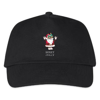 Auf lock Santa - Kinder Basecap - Schwarz - Vorne
