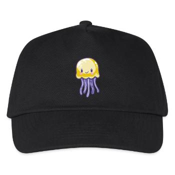 Méduse - Casquette de baseball Enfant - noir - Devant