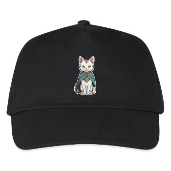 Sorcier du chat - Casquette de baseball Enfant - noir - Devant