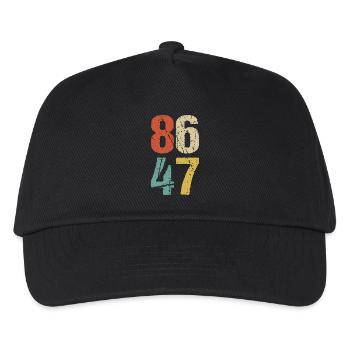 Anti- - 86 47 I - Kinder Basecap - Schwarz - Vorne