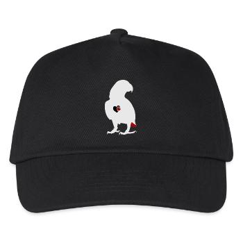 African grey parrot - Kids’ Baseball Cap - black - Front