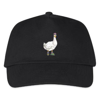 Duck Inline skating Inline skates - Kids’ Baseball Cap - black - Front