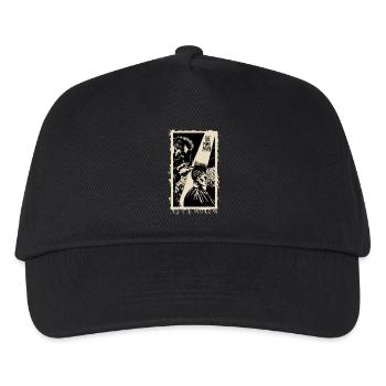 Punk Barber scharfe Schnitte - Kinder Basecap - Schwarz - Vorne