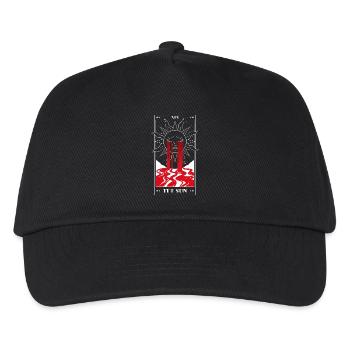 The Sun Tarot – Dark Occult Art - Kids’ Baseball Cap - black - Front