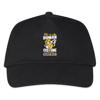 Mein menschliches Kostüm Ich bin wirklich ein - Kinder Basecap - Schwarz - Vorne