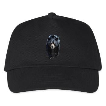 Tragen - Kinder Basecap - Schwarz - Vorne