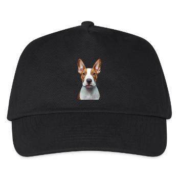 Bullterrier - Kinder Basecap - Schwarz - Vorne