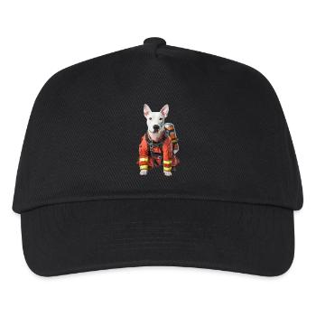Bullterrier - Kinder Basecap - Schwarz - Vorne