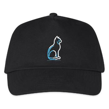 pet symbol pet - Kids’ Baseball Cap - black - Front