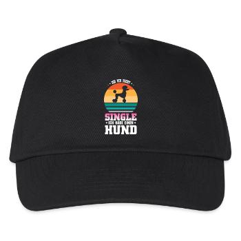 Dog 1 women - Kinder Basecap - Schwarz - Vorne