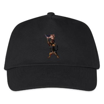Rottweiler - Kinder Basecap - Schwarz - Vorne