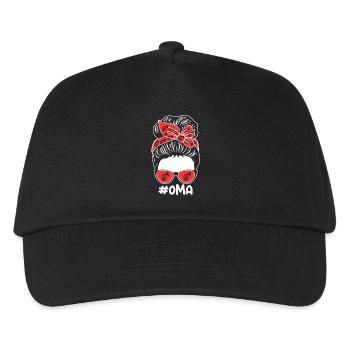 Horn player Grandma French horn - Kids’ Baseball Cap - black - Front