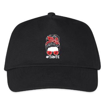 Horn player Aunt French horn - Kids’ Baseball Cap - black - Front