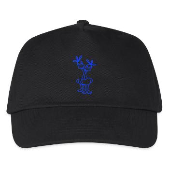 2 Road Runner Couple Coucou Oiseau Long Cou - Casquette de baseball Enfant - noir - Devant