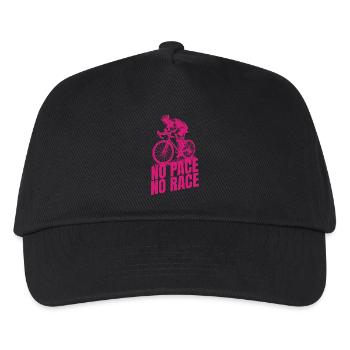 no pace no race - Kids’ Baseball Cap - black - Front