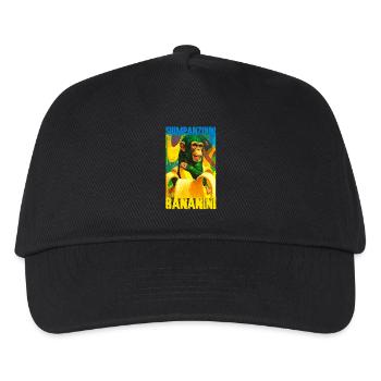 shimpanzinni bananini,shimpanse,banane,graffiti - Casquette de baseball Enfant - noir - Devant